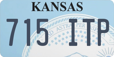 KS license plate 715ITP