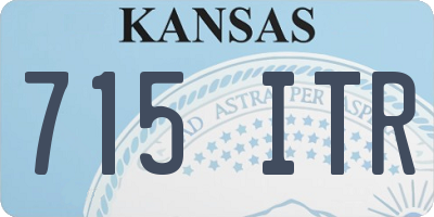 KS license plate 715ITR