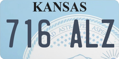 KS license plate 716ALZ