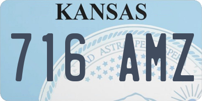 KS license plate 716AMZ