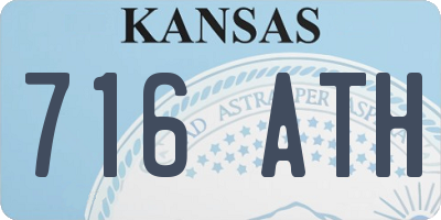 KS license plate 716ATH