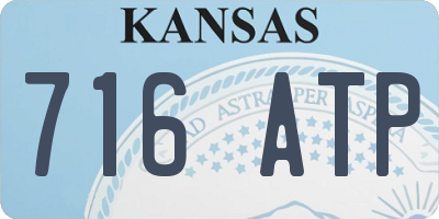 KS license plate 716ATP