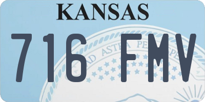 KS license plate 716FMV
