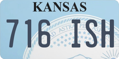 KS license plate 716ISH