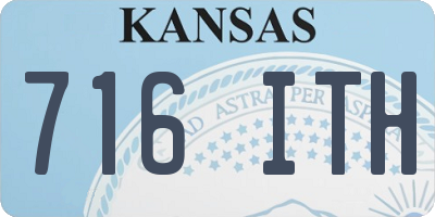 KS license plate 716ITH