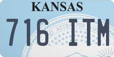 KS license plate 716ITM