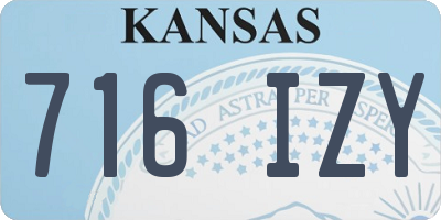 KS license plate 716IZY