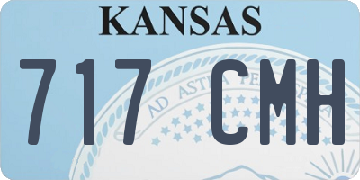 KS license plate 717CMH