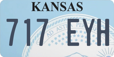 KS license plate 717EYH