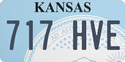 KS license plate 717HVE