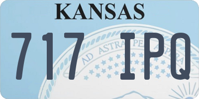 KS license plate 717IPQ