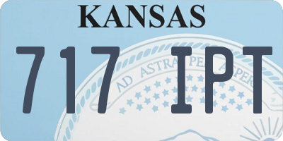 KS license plate 717IPT