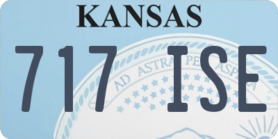 KS license plate 717ISE