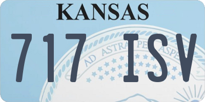 KS license plate 717ISV