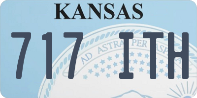 KS license plate 717ITH