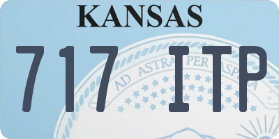 KS license plate 717ITP