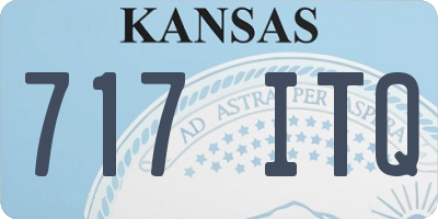 KS license plate 717ITQ
