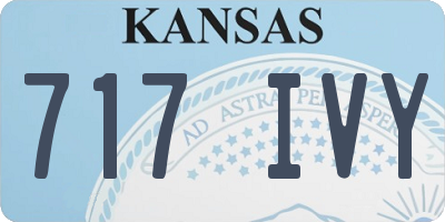 KS license plate 717IVY