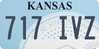 KS license plate 717IVZ