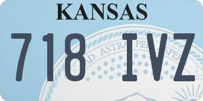 KS license plate 718IVZ
