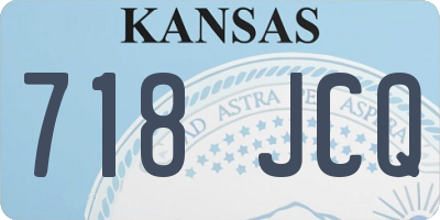 KS license plate 718JCQ