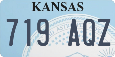 KS license plate 719AQZ