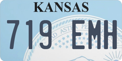 KS license plate 719EMH