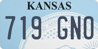 KS license plate 719GNO