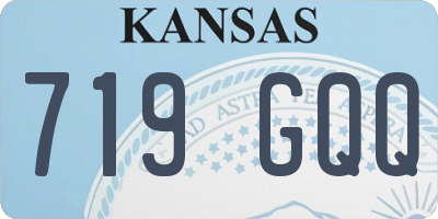 KS license plate 719GQQ