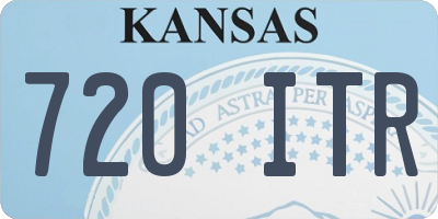 KS license plate 720ITR