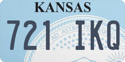 KS license plate 721IKQ