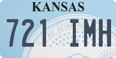 KS license plate 721IMH
