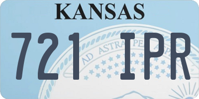 KS license plate 721IPR