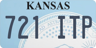 KS license plate 721ITP