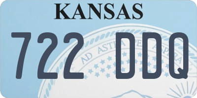 KS license plate 722DDQ