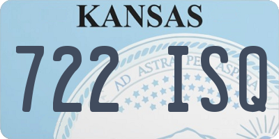 KS license plate 722ISQ