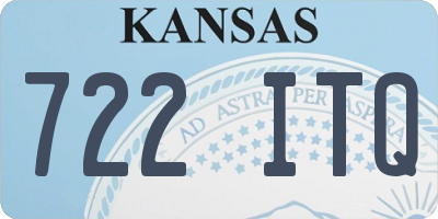 KS license plate 722ITQ