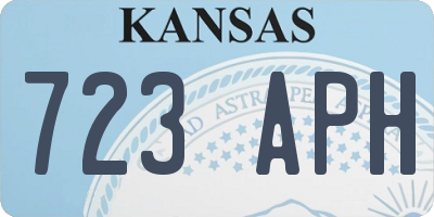 KS license plate 723APH
