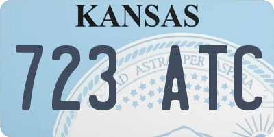 KS license plate 723ATC