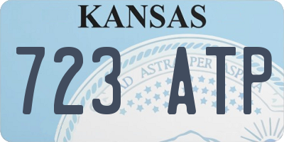 KS license plate 723ATP