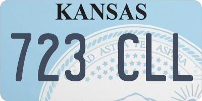 KS license plate 723CLL