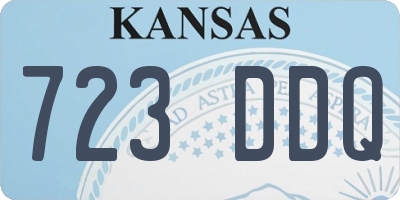 KS license plate 723DDQ