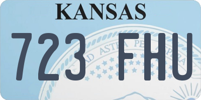 KS license plate 723FHU