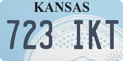 KS license plate 723IKT