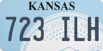 KS license plate 723ILH