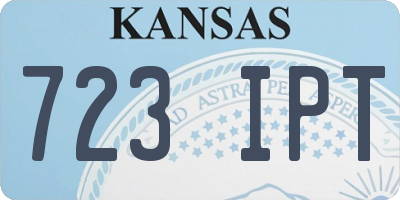 KS license plate 723IPT