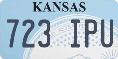 KS license plate 723IPU