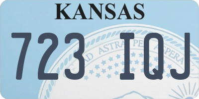 KS license plate 723IQJ