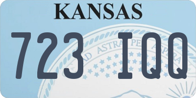 KS license plate 723IQQ