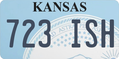 KS license plate 723ISH